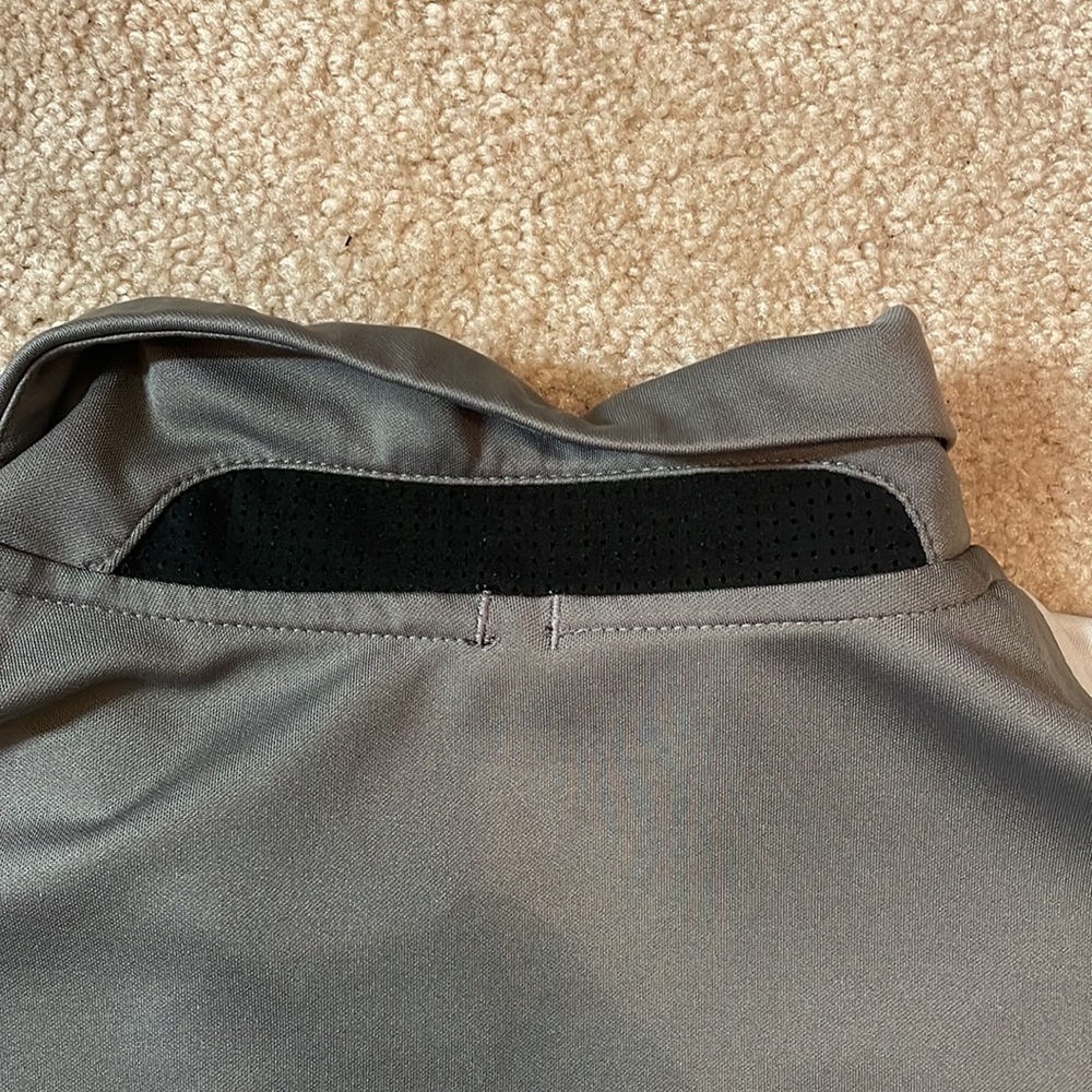 Nike Performance Mens Golf Polo (Lime Green/Light Gray/Dark Gray) - Picture 3 of 7